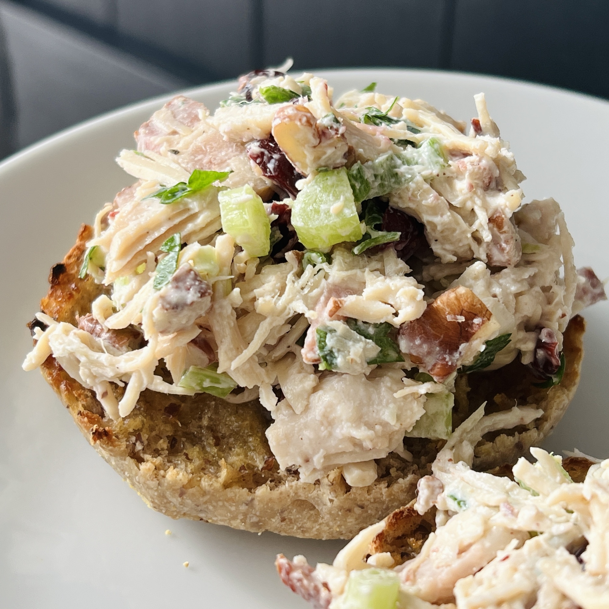 Creamy Cranberry Pecan Chicken Salad