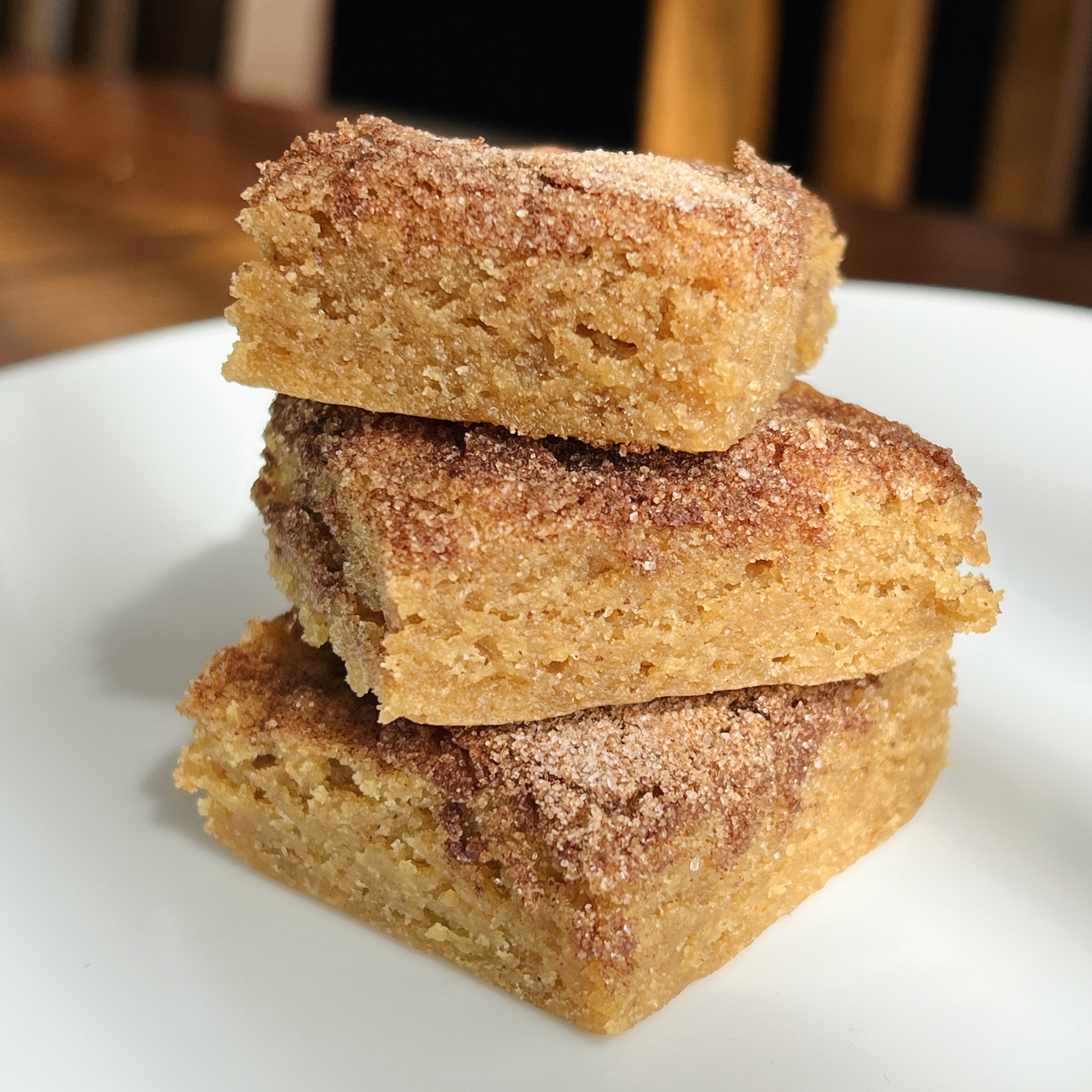 Browned Butter Bourbon Snickerdoodle Bars