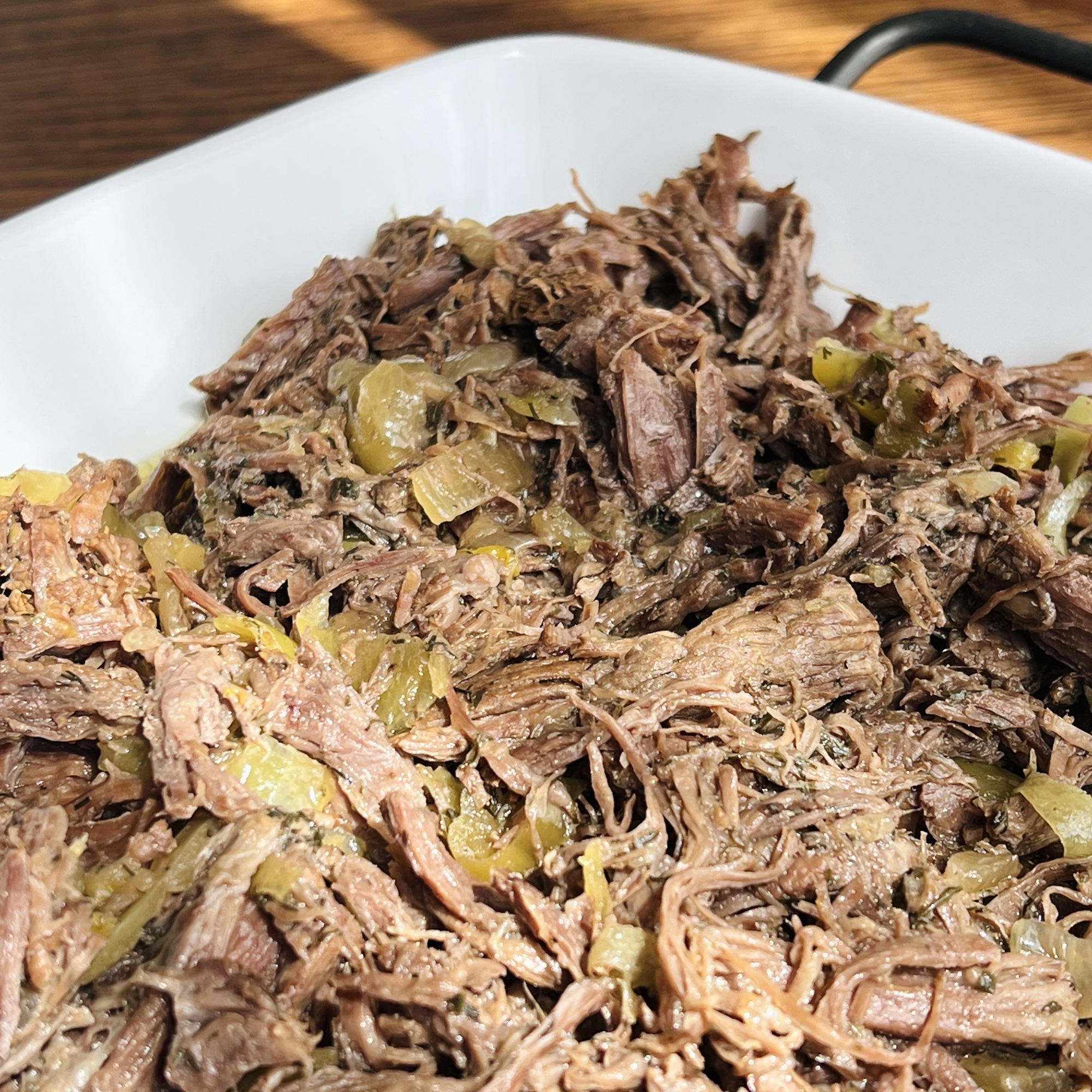 Quick & Healthy Slow Cooker Mississippi Roast